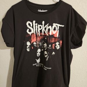 Slipknot Black Graphic Tee for Men